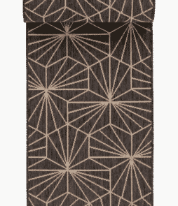 LUCA-bukleematto 80x200 cm Harmaa/harmaanbeige