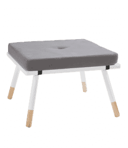 KINNA-penkki, jossa pehmuste Valkoinen