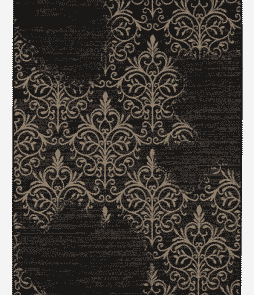 PALERMO-bukleematto 160x230 cm Musta/beige