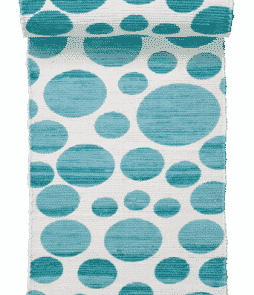 VENEDIG-räsymatto 70x100 cm Valkoinen/sininen