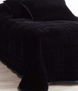 SAM-päiväpeite kapeaan sänkyyn 180x260 cm Musta