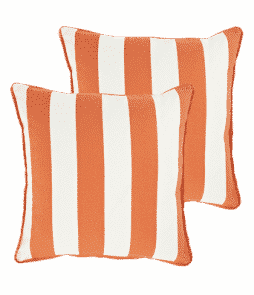 BIANCA-tyynynpäälliset, 2/pakk. 45x45 cm Oranssi