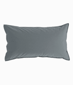 PERCALE-tyynyliina 90x50 cm Harmaa/tummanharmaa