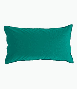 PERCALE-tyynyliina 90x50 cm Vaaleanvihreä/tummanvihreä