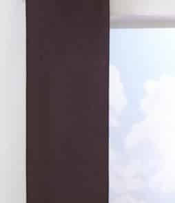 KULÖR-paneeliverhot, 2/pakk. Tummanruskea