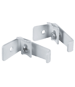 Kulmakiinnikkeet, 2/pakk. 10cm valk