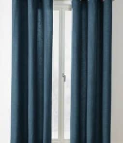 KURSIV-rengasverhot, 2/pakk. Deniminsininen