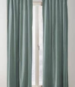 SAMMIE-piilolenkkiverhot, 2/pakk. Turkoosi