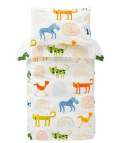 Vauvan FABLER-pussilakanasetti, 2 osaa – ekologinen Monivärinen