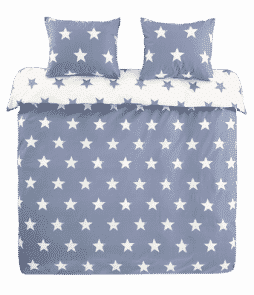 NOVA-pussilakanasetti, 3 osaa Laventelinsininen