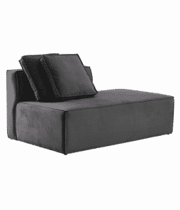 BALTIMORE-sohvamoduuli, iso.Selkänoja + 2 tyynyä Harmaa