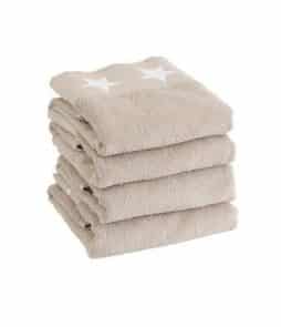 NOVA-käsipyyhkeet, 4/pakk. Beige