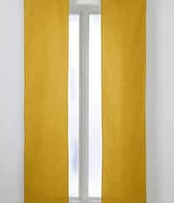 COLOUR-paneeliverhot, 2/pakk. Sinapinkeltainen