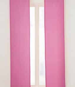 COLOUR-paneeliverhot, 2/pakk. Pioninroosa