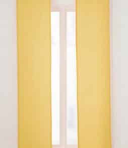 COLOUR-paneeliverhot, 2/pakk. Keltainen