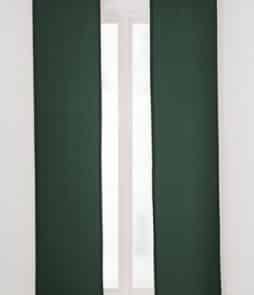 COLOUR-paneeliverhot, 2/pakk. Tummanvihreä