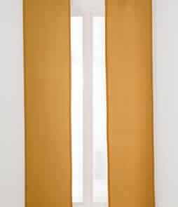 COLOUR-paneeliverhot, 2/pakk. Okrankeltainen