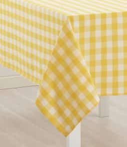 KLARA-pöytäliina 135x200 cm Keltainen