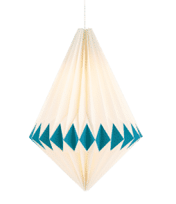 DIAMOND-kattovalaisin Valkoinen/petrolinsininen