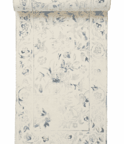 ANCONA-puuvillamatto 70x100 cm Beige/sininen