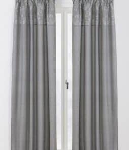 DANIELLA- poimutusnauhaverhot, 2/pakk. Harmaa