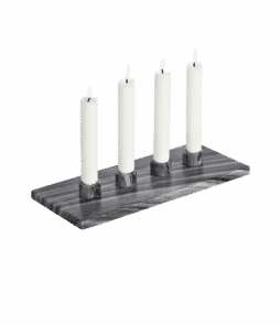 IDUN-kynttilänjalka Harmaa
