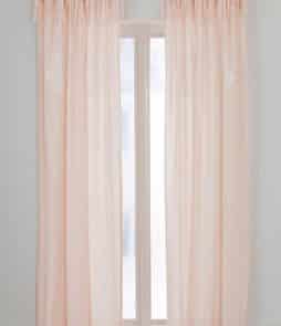 GUSTAVIA-solmimisnauhaverhot, 2/pakk. Puuteriroosa/valkoinen