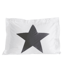 NOVA-tyynyliina, iso tähti Tummanharmaa