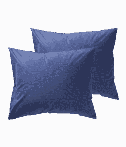 RUBY-tyynyliinat, 2/pakk. 60x50 cm Keskisininen