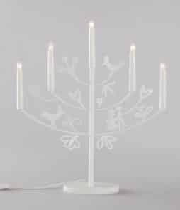 EDEN-sähkökynttelikkö Valkoinen