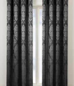 CLOTHILDE-rengasverhot, 2/pakk. Musta