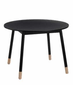 KINNA-ruokapöytä ø 100 cm Musta