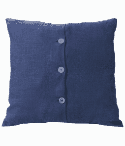 LIV-tyynynpäällinen tiivistä pellavaa 47x47 cm Tummansininen