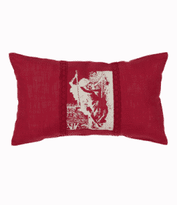 GUSTAVIA-pitsityynynpäällinen 50x30 cm Pun