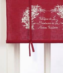 GUSTAVIA-laskosverho Punainen