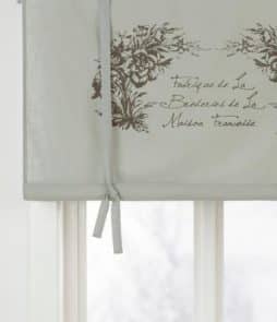 GUSTAVIA-laskosverho Harmaanvihreä/ruskea