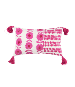 FLOWER PATCH -tyynynpäällinen 50x30 cm Punainen