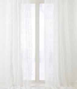 REBECKA-solmimisnauhaverhot, 2/pakk. Luonnonvalkoinen