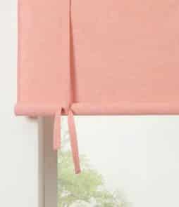 KURSIV-laskosverho Korallinpunainen