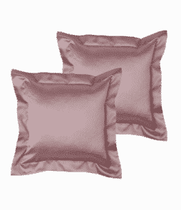 GRACE-reunustyynynpäälliset, 2/pakk. 40x40 cm + 5 cm:n reunus Vaalea liila