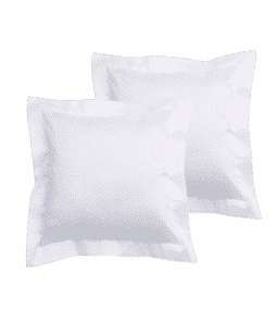 GRACE-reunustyynynpäälliset, 2/pakk. 40x40 cm + 5 cm:n reunus Valkoinen