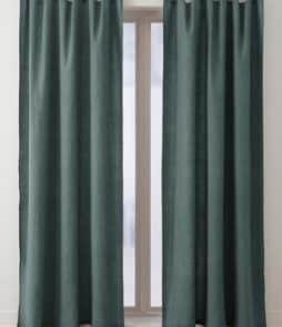 HEDDA-solmimisnauhaverhot, 2/pakk. Harmaanvihreä