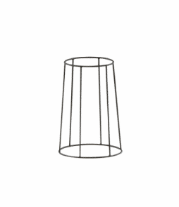 LAGAN-ruukkuteline S Musta