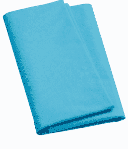 ZACK-aluslakana – leveä, ekologista puuvillaa Vaalea petrolinsininen