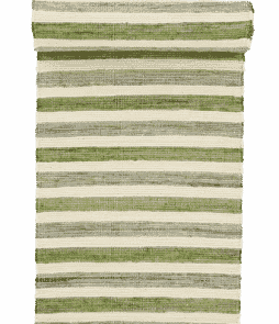 TIRIA-puuvillamatto 70x250 cm Vihreä