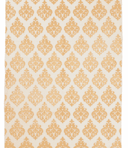 TARANTO-puuvillamatto 130x190 cm Valkoinen/kulta