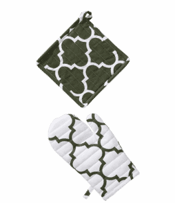 MARIELLE-patalappu ja -kinnas Vihreä