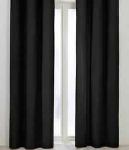 COLOUR-rengasverhot, 2/pakk. Musta