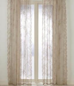 BELLA-sivuverhot, 2/pakk. Beige