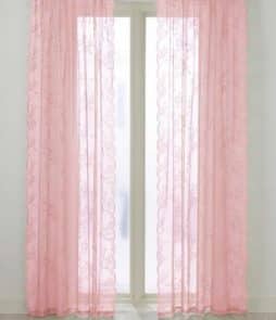 BELLA-sivuverhot, 2/pakk. Vaalea roosa